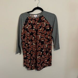 M Floral LuLaRoe Randy Tee